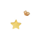 Stop-gap earring with slab star