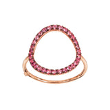 Bubble Ring - Pink Sapphires